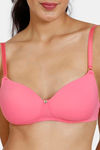 Zivame Beautiful Basics Padded Non Wired 3/4Th Coverage Backless Bra - Pink Lemonade — thumbnail 5